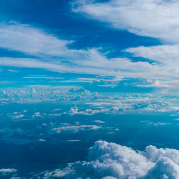 Clouds over the ocean